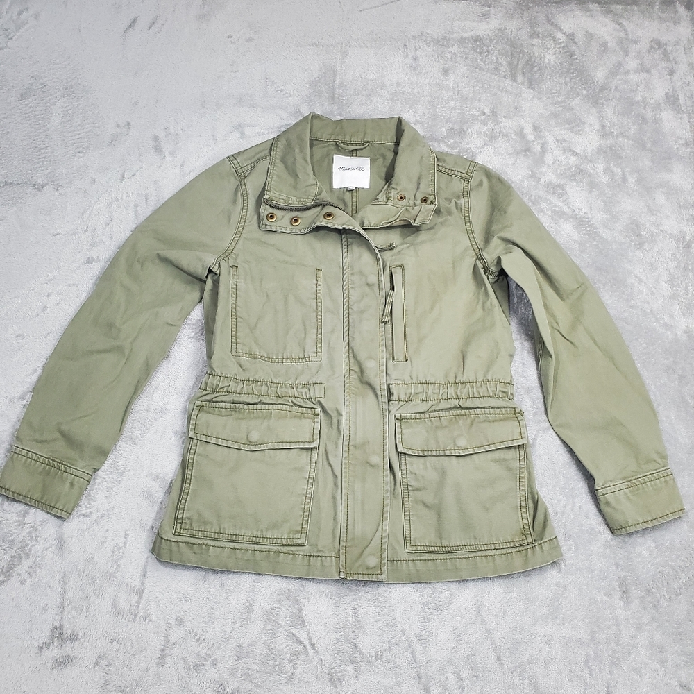 MADEWELL J. Crew Dispatch Utility Field Casual Snaps & Zip Jacket Small EUC